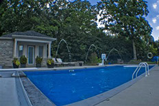 Beautiful Pool installation by Flandscape in London, Ontario, Canada
